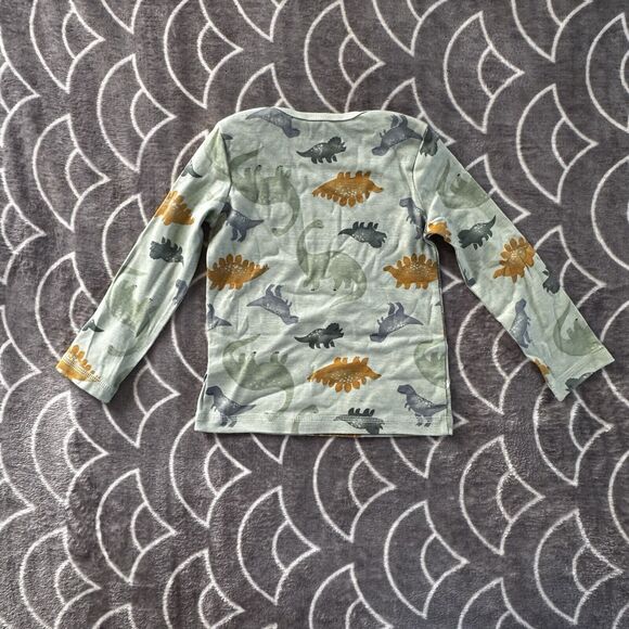 Baby Girl Multicolor Crew Neck Short/Long Sleeve Button Up Bundle Tops Sz 12M-2T - Picture 11 of 16